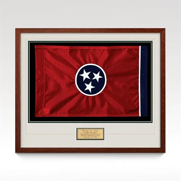 Hole-In-One Golf Flag Display Frame - 22" W x 14" H