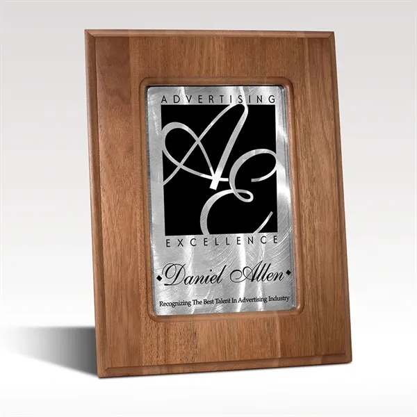 Regor - Walnut & Aluminum Plaque