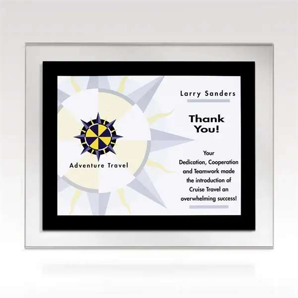 Acrylic Certificate Holder w/ Accents