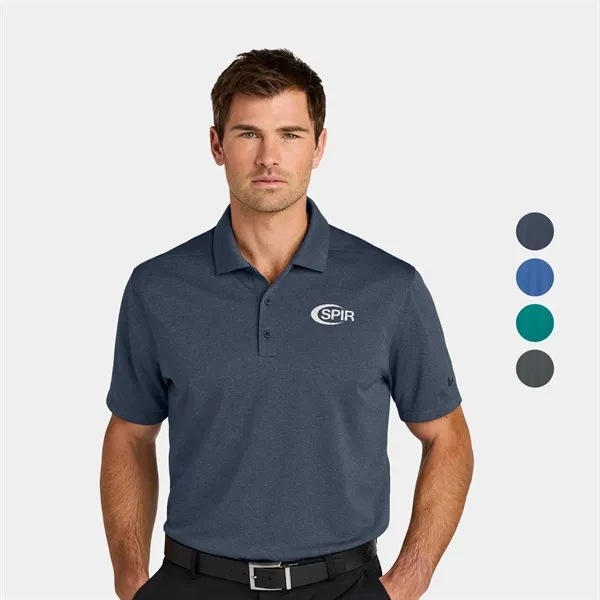 Nike Dri-FIT Smooth Heather Polo w/ Screen Print 4.4 oz.