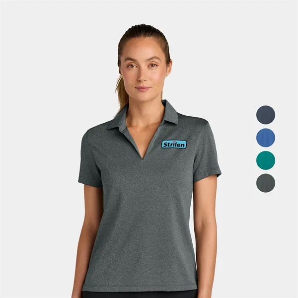 Nike Dri-FIT Women's Heather Polo w/ Screen Print 4.4 oz.