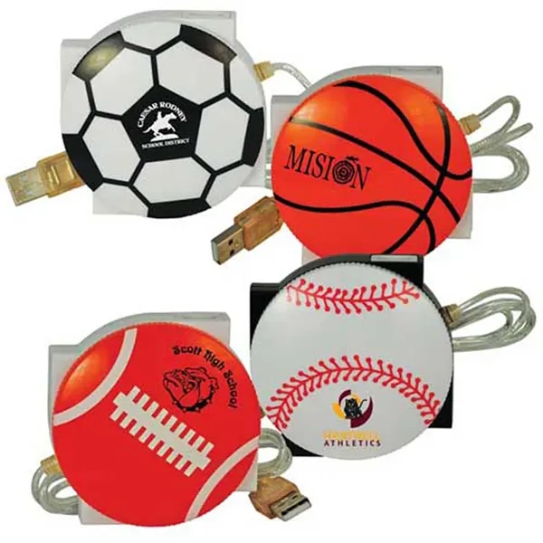 Ball Shaped 4-Port USB 2.0 Hub