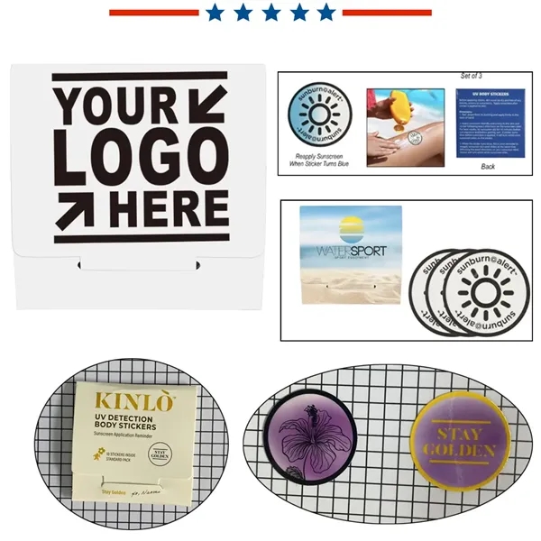 1 Count/Bag Sunburn Alert Sticker