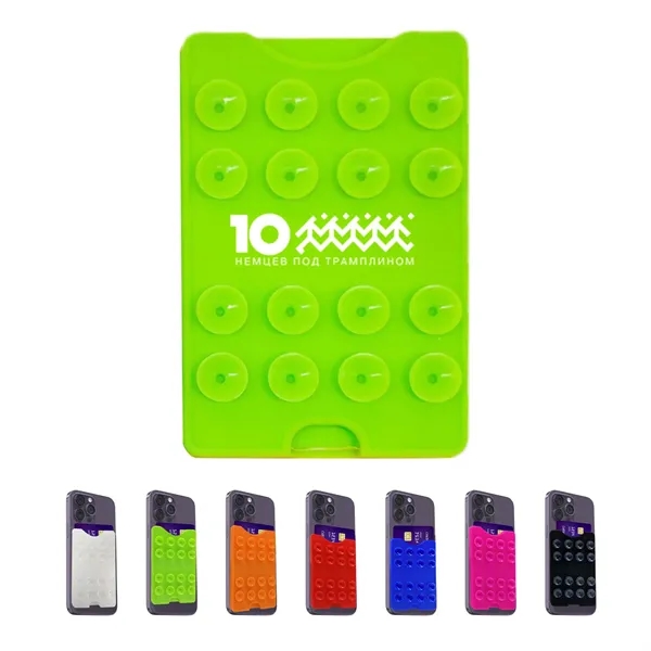 Cell Phone Wallet with Suction Cup