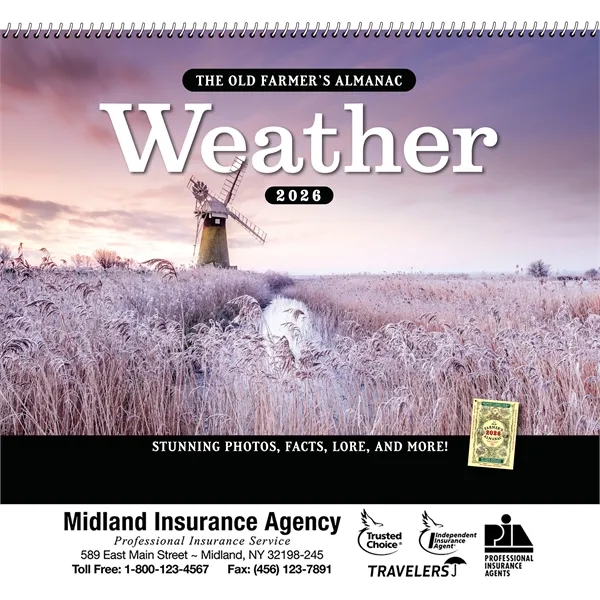 2026 Spiral Bound The Old Farmer's Almanac® Weather Watchers