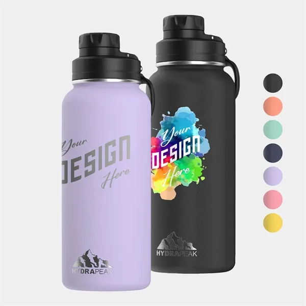 32 oz Hydrapeak® Stainless Steel Insulated Water Bottle