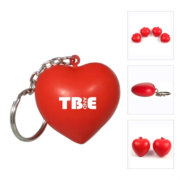 Heart Keychain Stress Ball