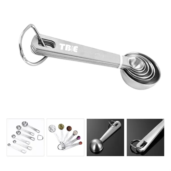 6 pcs Stainless Steel Measuring Spoons