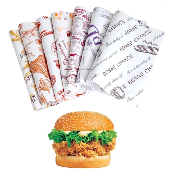14"x10" Greaseproof Deli Wax Paper Food Wrapping