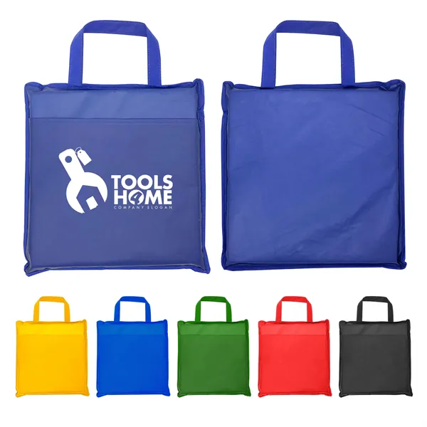 Customized Non Woven Stadium Cushion w/Pocket