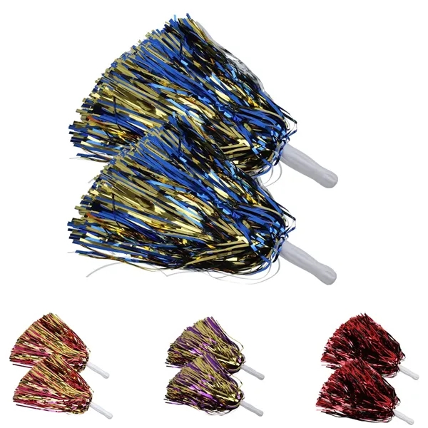 500 Streamer Solid Paddle Handle Pom Poms