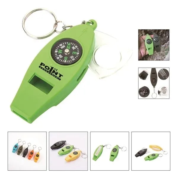 4 in 1 Outdoor Emergency Survival Function Whistle