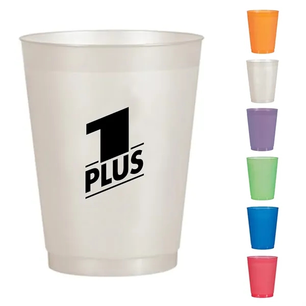 16 Oz. Frosted Translucent Plastic Stadium Cup