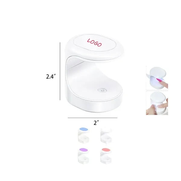 2" x 2" x 2.4" Customizable Mini Manicure Handheld Lamp