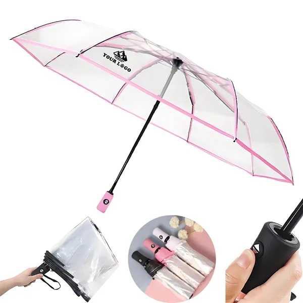 Auto Open Clear Umbrella