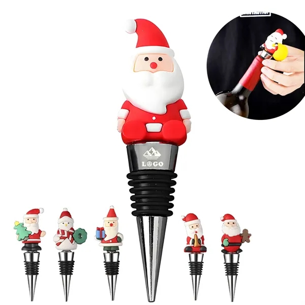 Christmas Cheer Wine Stopper