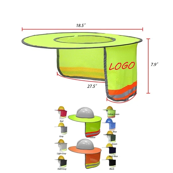 Outdoor Helmet Reflective Sunshade Panel