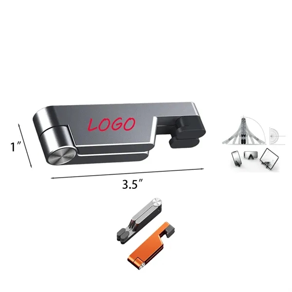 3.5" x 1" Aluminum V-Shape Foldable Phone Stand