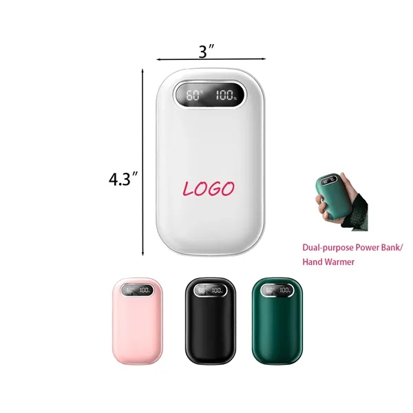 6000 mAh Portable Hand Warmer 2-in-1 Charger