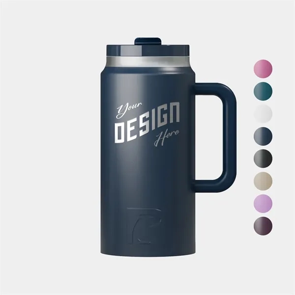 64 Oz RTIC® Leak-Resistant Ceramic Lined 3-in-1 Lid Tumbler