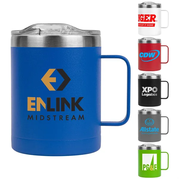 14 oz. Powder Coated Campfire Mug With Copper Lining