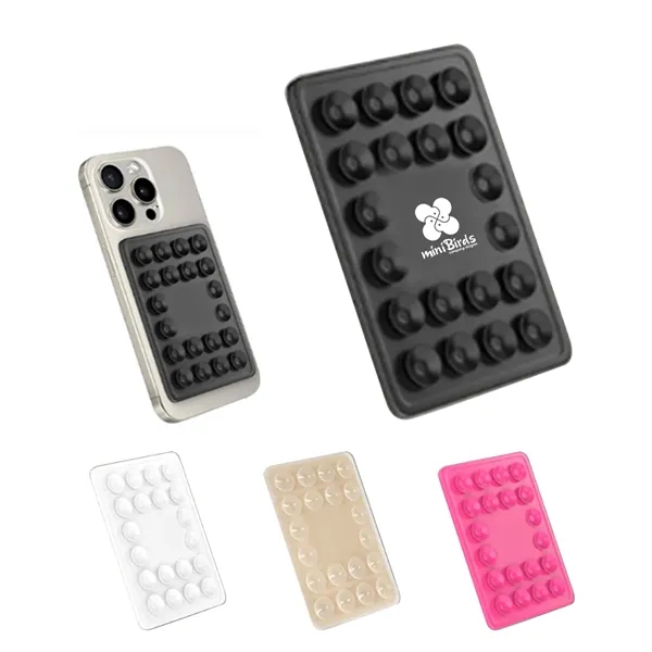 PMS Custom Silicone Suction Phone Case Mount
