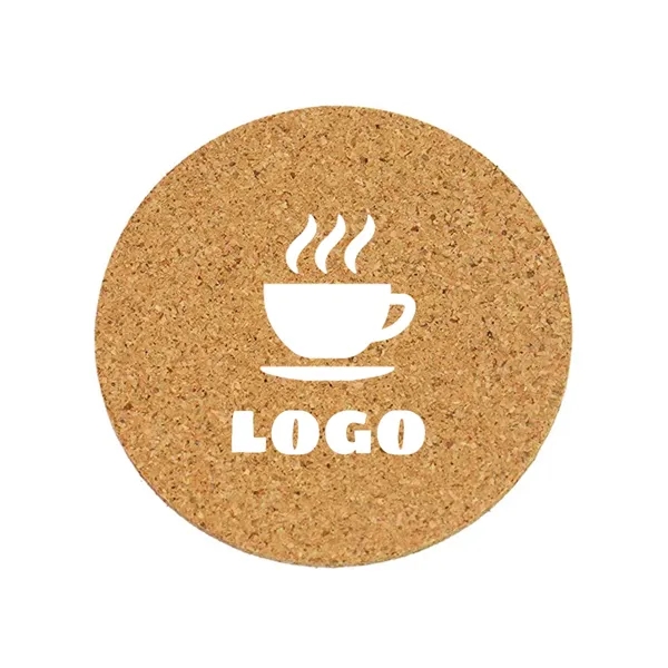 Round Absorbent Cork Coaster Set