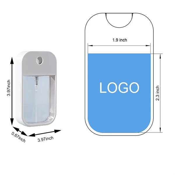 Card-Shaped Portable Spray Bottle