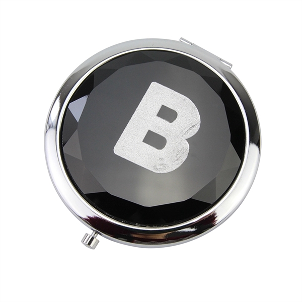 Portable Mini Crystal Makeup Cosmetic Magnifying Mirror
