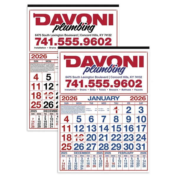 Commercial 12-Sheet Calendar