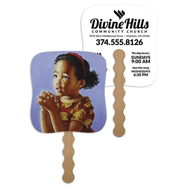 Skinner & Kennedy™ Heavenly Prayer - Pictorial Fan
