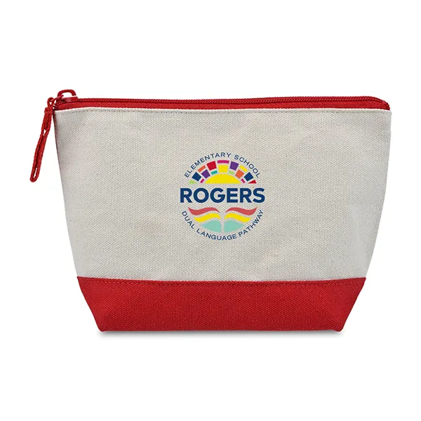 Canvas Zippered Pouch