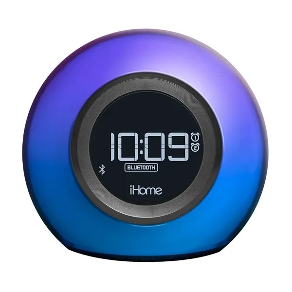 iHome Powerclock Glow Bluetooth Color Changing Alarm Clock