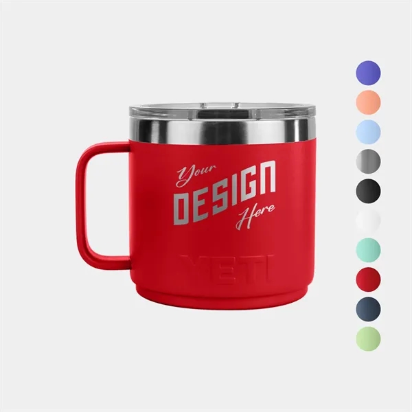 14 Oz YETI® Rambler Stainless Steel Insulated Stackable Mug