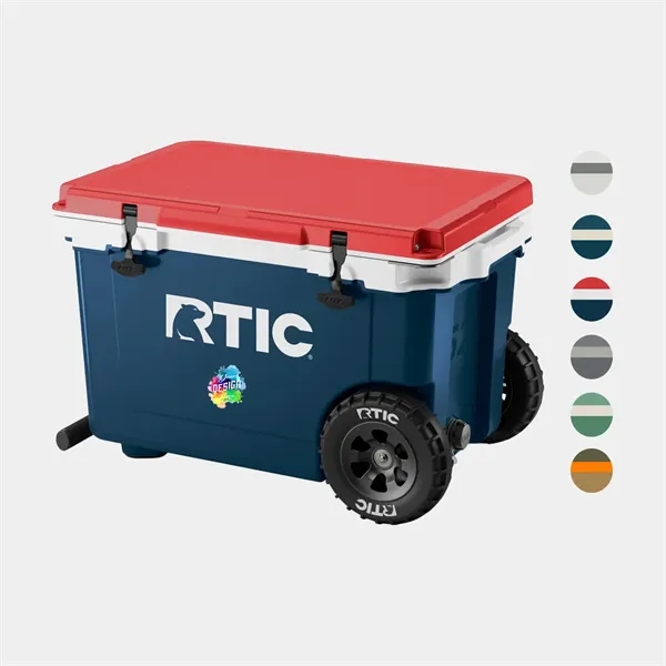 52 QT RTIC® Insulated Wheeled Hard Cooler Ice Chest