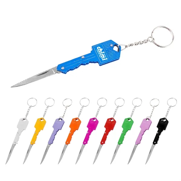 Key shaped keychain