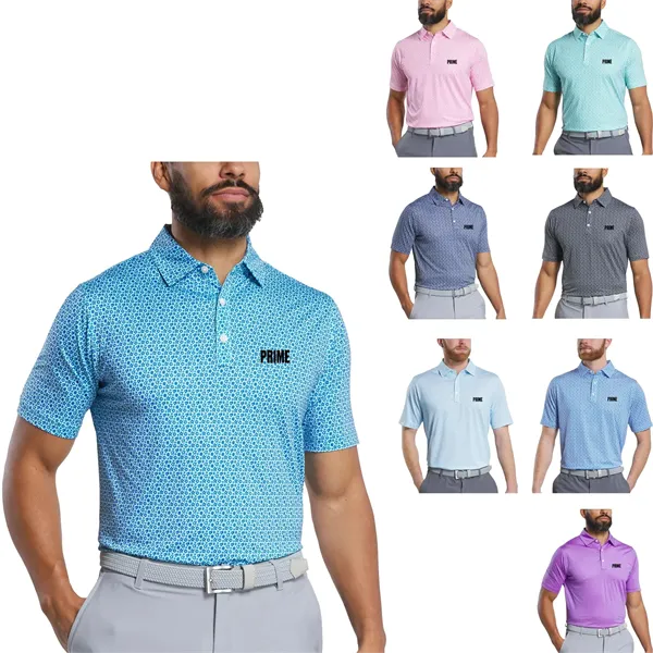 FootJoy Men's Allover Floral Print Polo