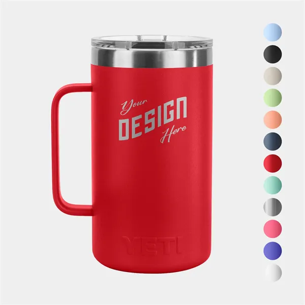 24 oz YETI® Rambler Stainless Steel Insulated Travel Mug