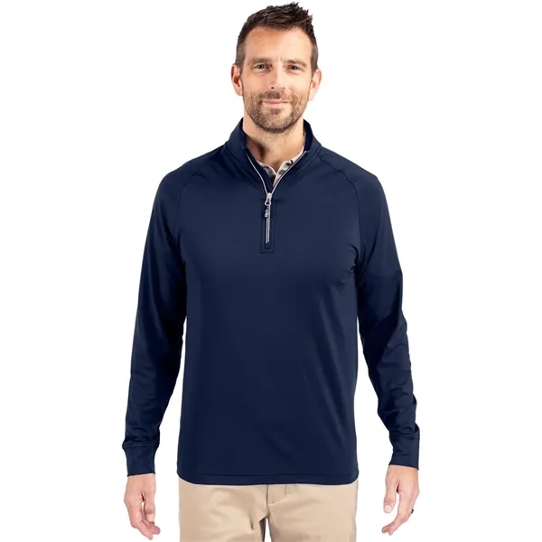 Cutter & Buck Adapt Eco Knit Stretch Quarter Zip Pullover