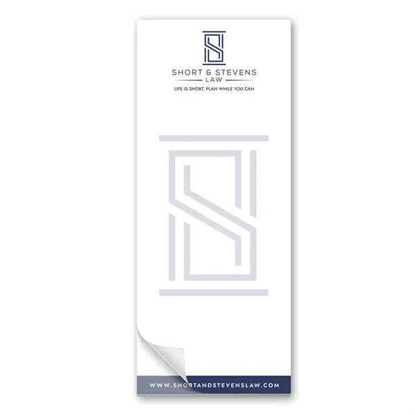 50 Page 3-1/2 x 8-1/2 Paper Note Pad
