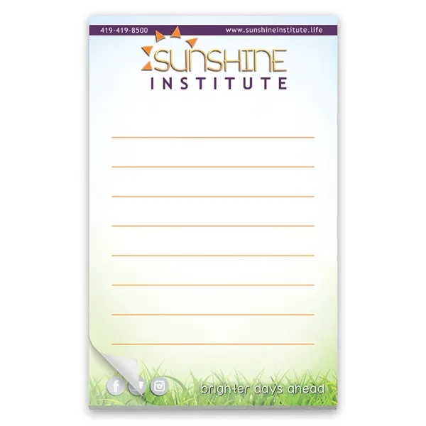Paper Note Pad 3 1/2 x 5 1/2, 25 pages 4CP