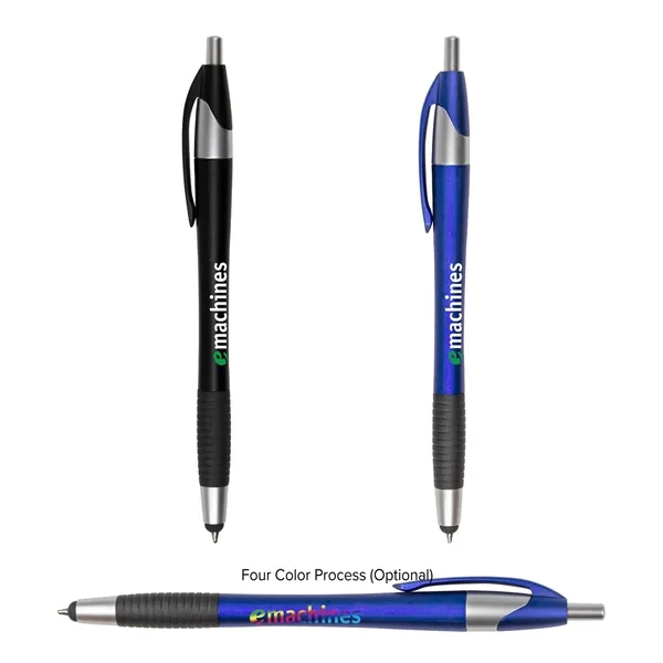 Stylus Pen w/Gripper Blue Ink