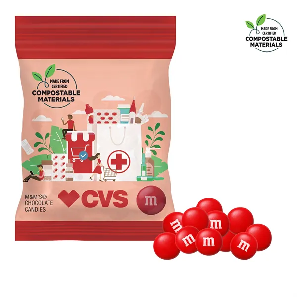 2oz ECO-Digibag, Compostable & Full Color, Color Choice M&Ms