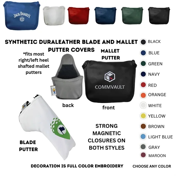 Sunfish Duraleather Mallet Putter Cover