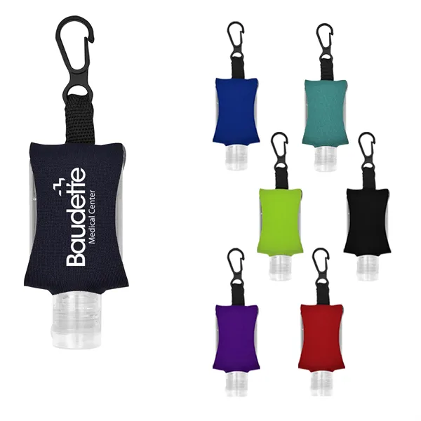 0.5 Oz. Hand Sanitizer With EVA Case and Clip