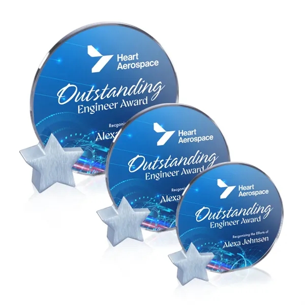 Verdunn VividPrint™ Award - Starfire/Chrome Star