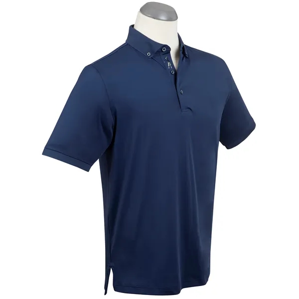Bobby Jones Men's Performance Jersey Rib Knit Polo Shirt