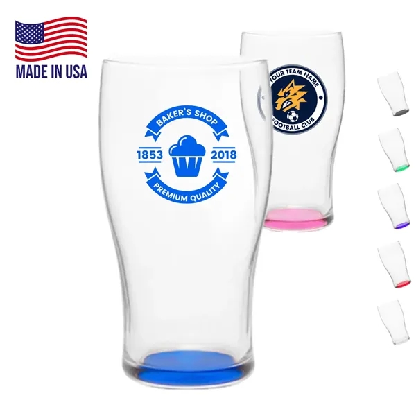 20 oz. USA Made Libbey Pub Glasses W/ Custom Logo