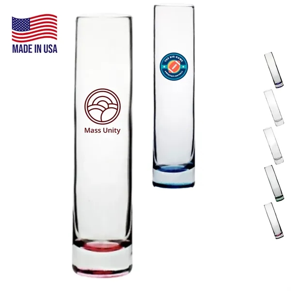 8 oz. USA Made Libbey Tall Cylindrical Bud Vases