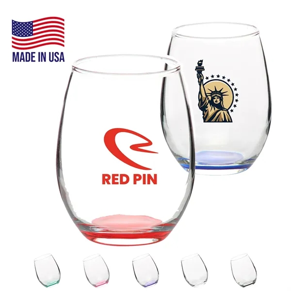 6.25 oz USA Made Libbey Stemless Taster Glass W/ Custom Logo